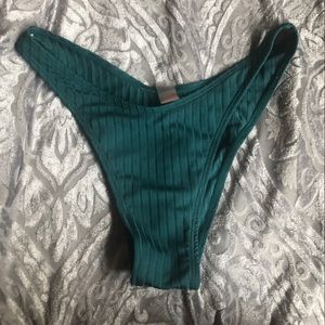 Never worn dark blue bikini bottoms